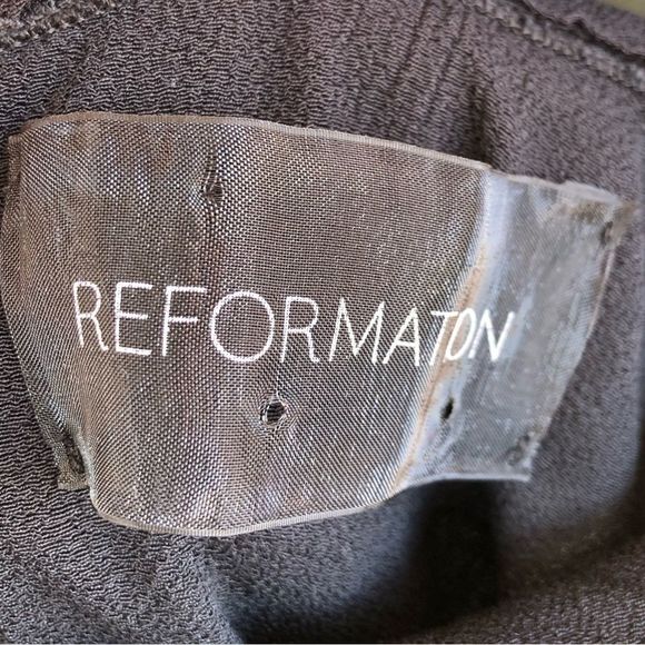 Reformation | Black Mini Dress - Picture 3 of 4